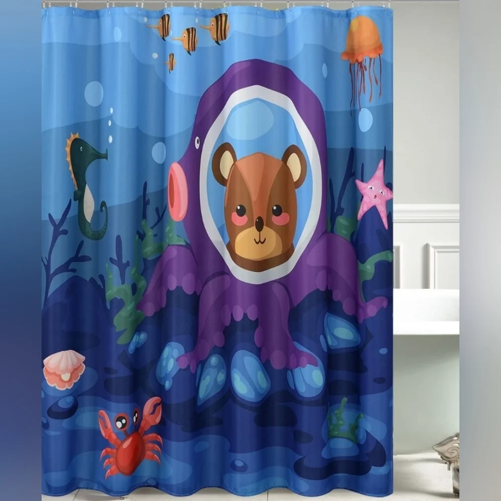 Southwestern Kokopelli Shower Curtain & 12 Hooks